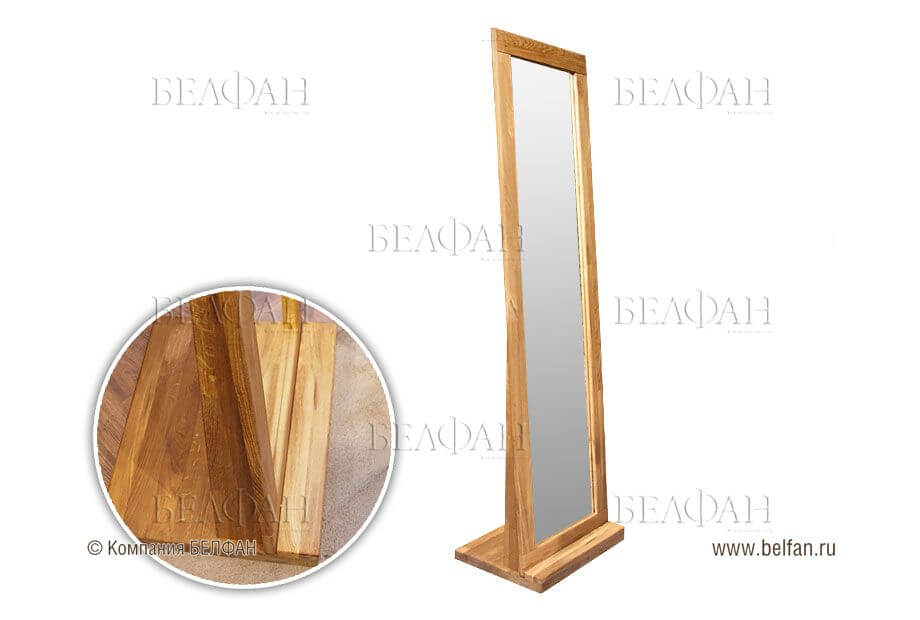 Зеркало напольное деревянное (фото): роскошный и элегантный предмет интерьера