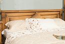 Кровать "Верди Люкс" (высокое изножье); с основанием, без матраса; *П 3.487.1.20; (1600x2000); дуб рустикаль с патиной