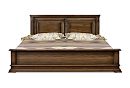 Кровать "Верди Люкс" (высокое изножье); с основанием, без матраса; (2000x2000); венге