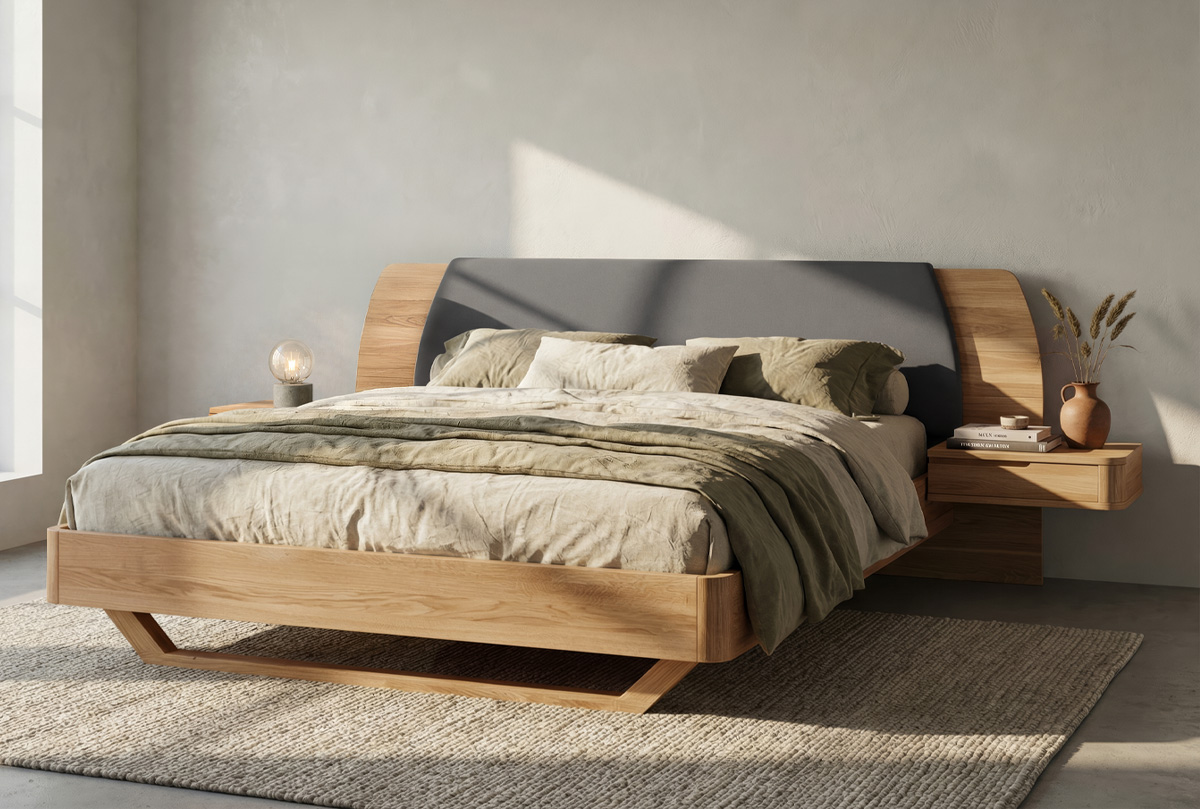 Кровать массив дерева 160х200