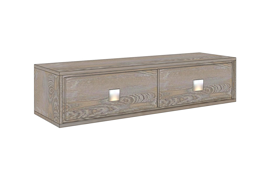 Модуль навесной "Темпо" 2; лазурь