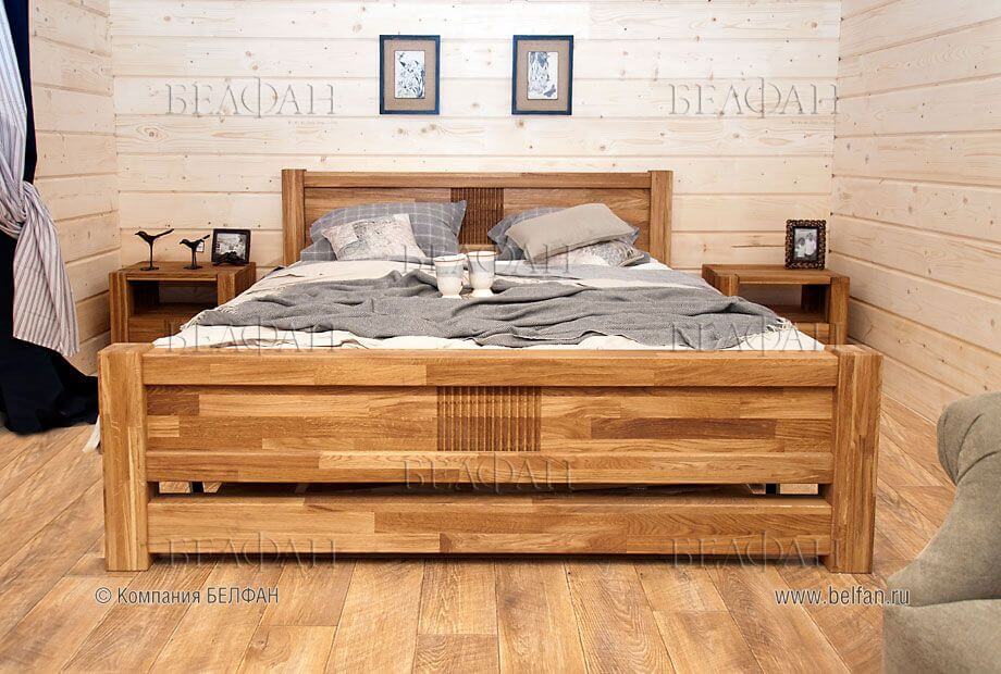 Кровати из массива дуба – уют и роскошь вашей спальни