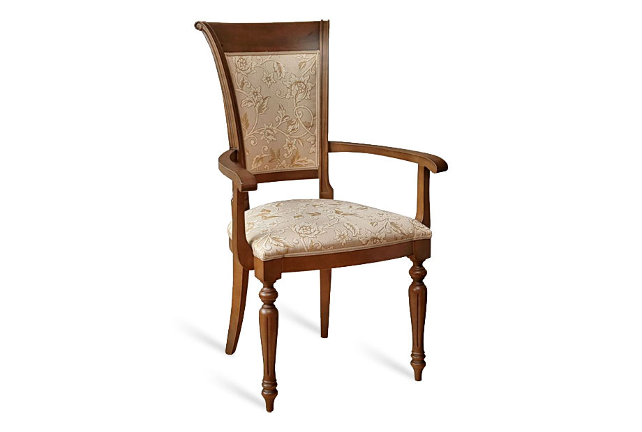 Стул с подлокотниками "Идальго 1А/2"; крашение без золочения