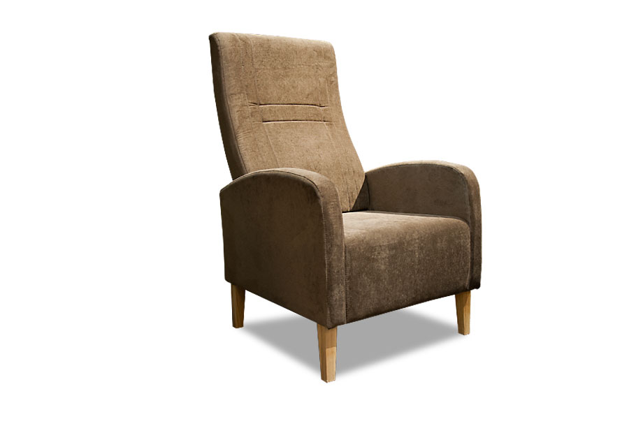 "Бруно" кресло; нераскл.; Р-40 (лак); Моррис 5; (гр.1/Меб.Ткани)