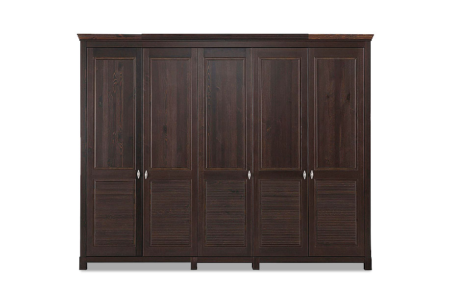 Шкаф для одежды 5-ти дв. "Рауна" 50; колониал