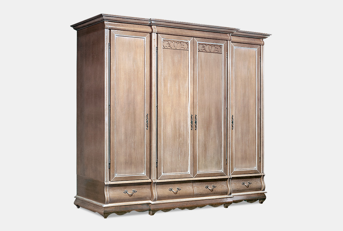 Шкаф для одежды "Тэфи" 4-х дв. без зеркала