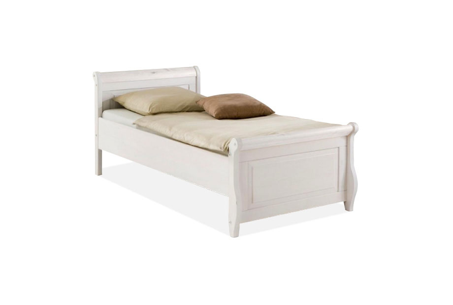 Односпальная деревянная кровать массив