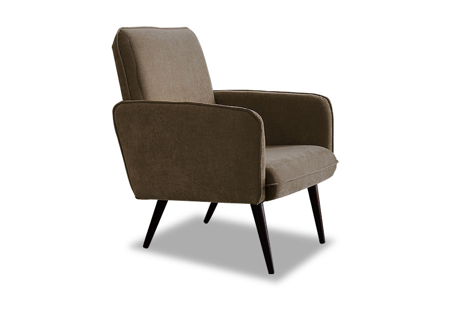 Кресло "Стью"; нераскл.; Р-40 (лак); Vogue 02 (гр. 1/МТХ)