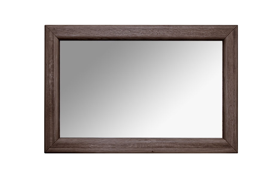 Зеркало настенное "Хедмарк" 22; тёмный дуб, браширование