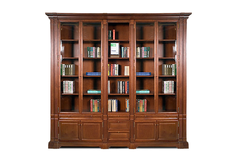 Набор мебели для библиотеки "Престиж-17.13"; ГМ 5932; мокко