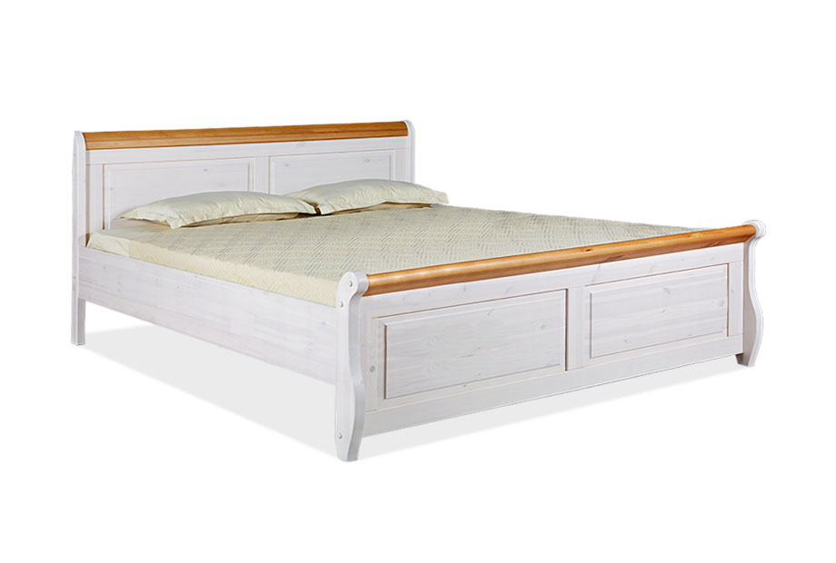 Двуспальной кровати с матрасом массив