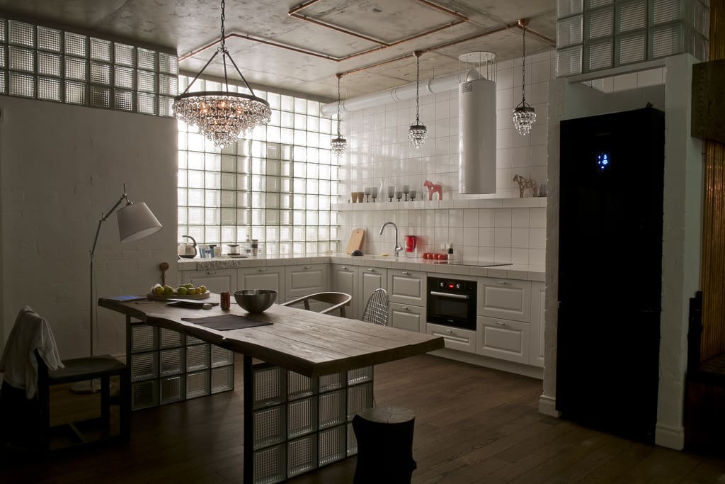Деревянная кухня в стиле лофт (50+ фото): неповторимый стиль и оригинальность
