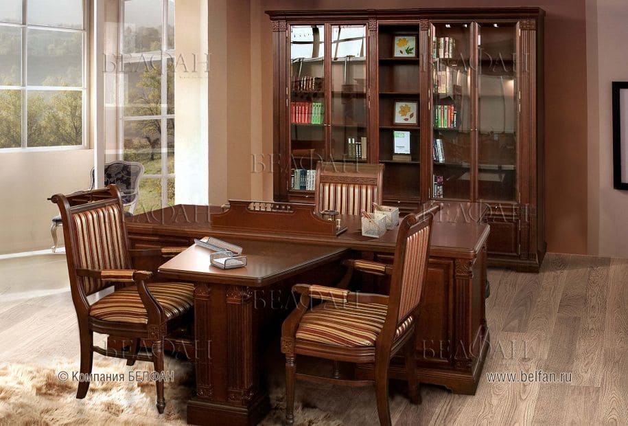 Какую мебель выбрать для кабинета в итальянском стиле Kakuyu mebel' vybrat' dlya kabineta v ital'yanskom stile