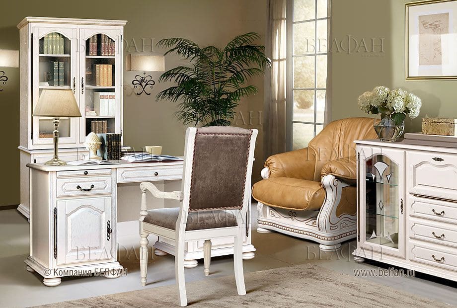 Оформление интерьера рабочего кабинета Oformlenie inter'era rabochego kabineta