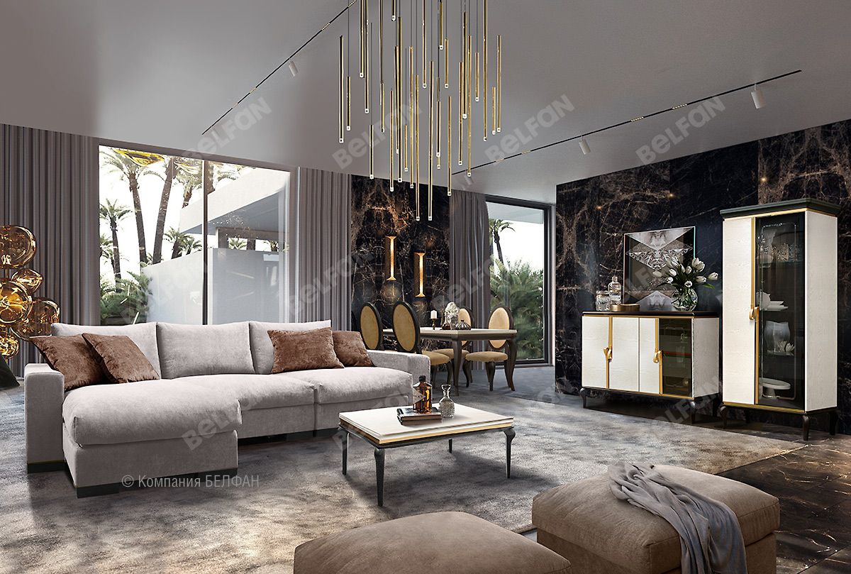 Foto krasivyh divanov v inter'ere