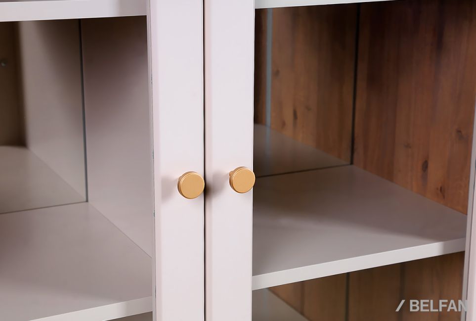 Витрина 2-х дверная "Меридиан" массив дуба, МДФ 3