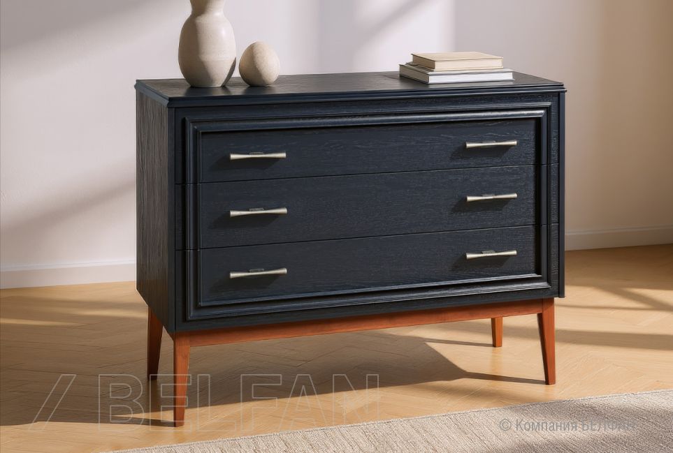 Комод "Сакраменто" массив и шпон дуба, МДФ 1