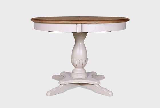 Стол обеденный "Оливия" (круглый) массив и шпон ольхи 8