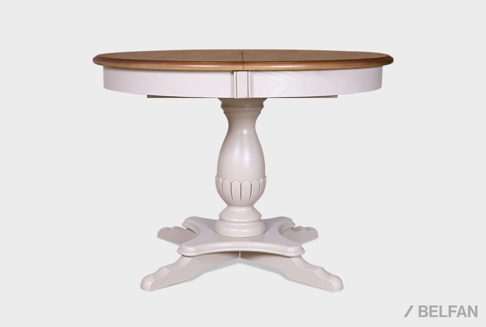 Стол обеденный "Оливия" (круглый) массив и шпон ольхи 4