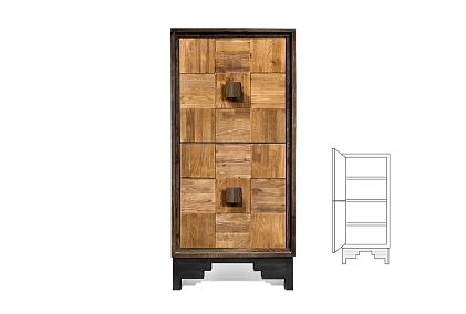 Тумба высокая "Куб Дизайн" 2