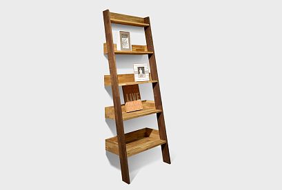 Стеллаж "Irving Design"; графит, бейц-масло