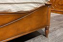 Кровать "Офелия" (низкое изножье); без основания, без матраса; *ММ-382-02/18Б; (1800x2000); мёд с темной патиной