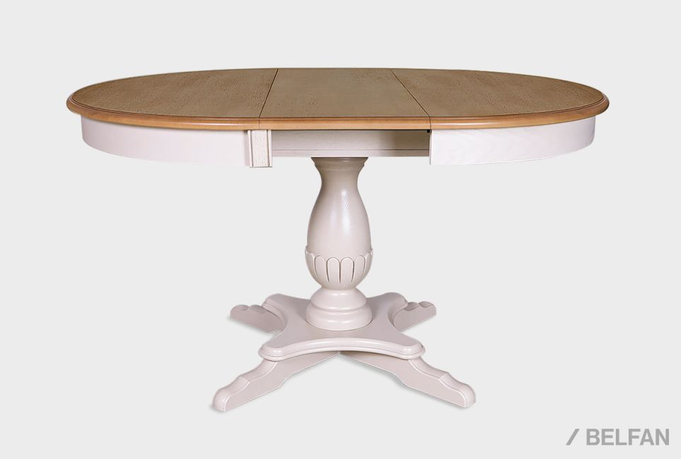 Стол обеденный "Оливия" (круглый) массив и шпон ольхи 2