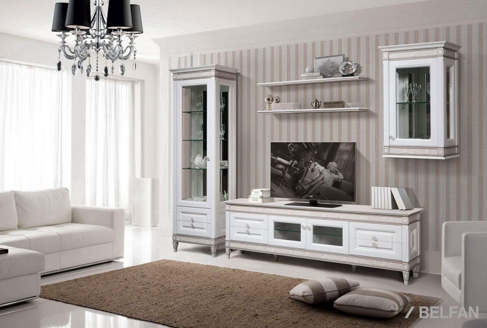 Шкаф с витриной 1-но дв. "Сиена" (левый) массив и шпон дуба, МДФ 2