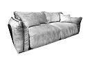 "Ferre" диван 3-х местный; раскл.; 3М; "Пружинный блок" (2000х1400); Goya-steel+Goya-steel+Marvel Black (гр.2) АРБ