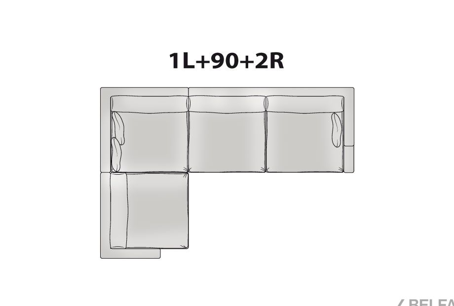 "Леформ" диван угловой 5