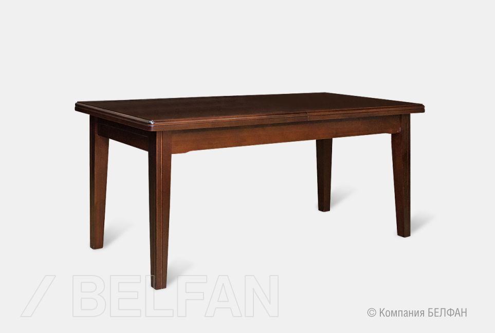 Стол обеденный "Престиж" 64 массив и шпон берёзы 1