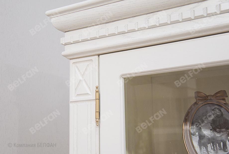 Шкаф комбинированный "Верди Люкс 1з" массив и шпон дуба 3