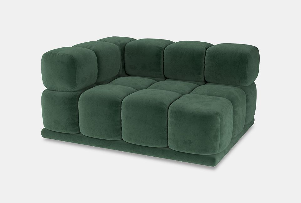 "Kioto" секция оттоманка; 6L; левая; начальная группа ткани