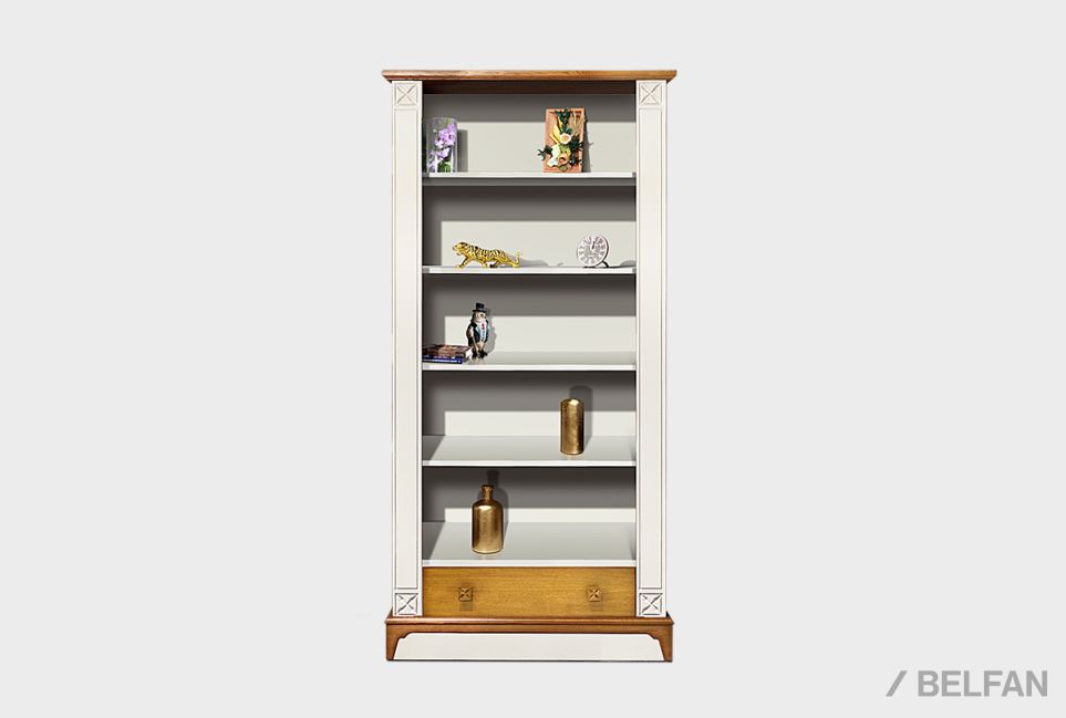 Стеллаж "Brianson" массив и шпон дуба, МДФ 1