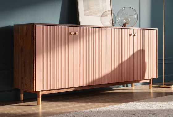 Тумба "Меридиан" 4 массив дуба, МДФ 4