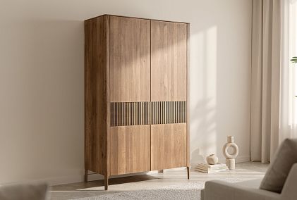 Шкаф для одежды 2-х дверный "Bergamo"