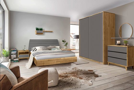 Комод "Wallstreet" 3 массив дуба, МДФ 8