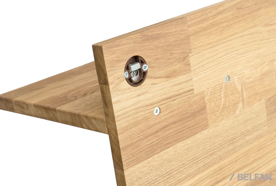 Вешалка настенная "Арт" массив дуба 3