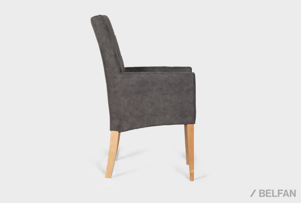 Стул "Берген" М с подлокотниками массив берёзы 2