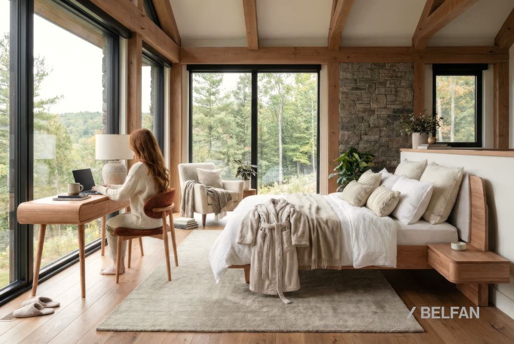 Спальня «Монблан» #2 американский орех