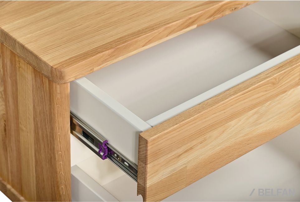 Тумба прикроватная "Wallstreet" массив дуба, МДФ 3