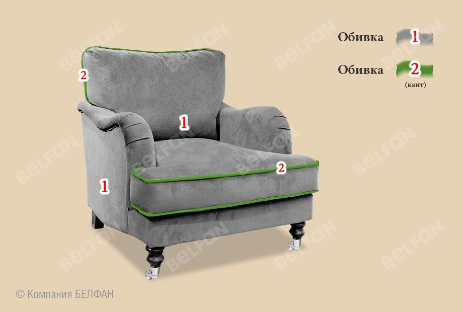 "Мишель" кресло 2