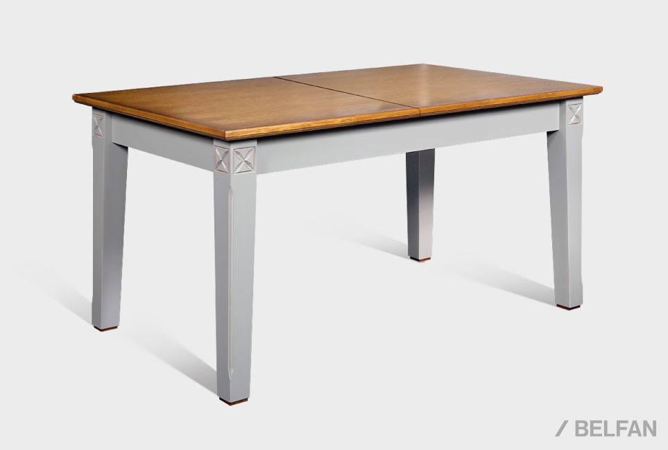 Стол обеденный "Brianson" раскл. массив и шпон дуба, МДФ 1
