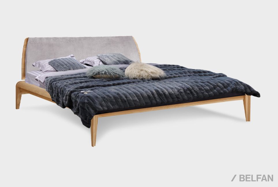 Кровать "Монблан" массив дуба 1