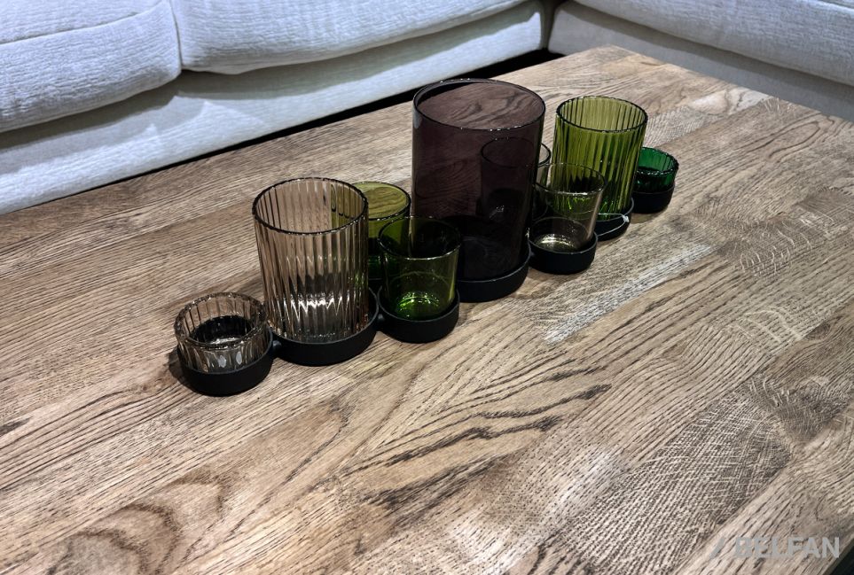 Стол журнальный "Art Collection" прямоугольный 259 массив дуба, металл 3