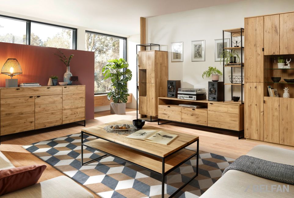 Витрина 2-х дверная "Forest" массив дуба 3