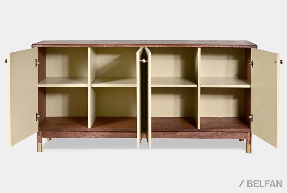 Тумба "Меридиан" 4 (комбинированная) массив дуба, МДФ 4