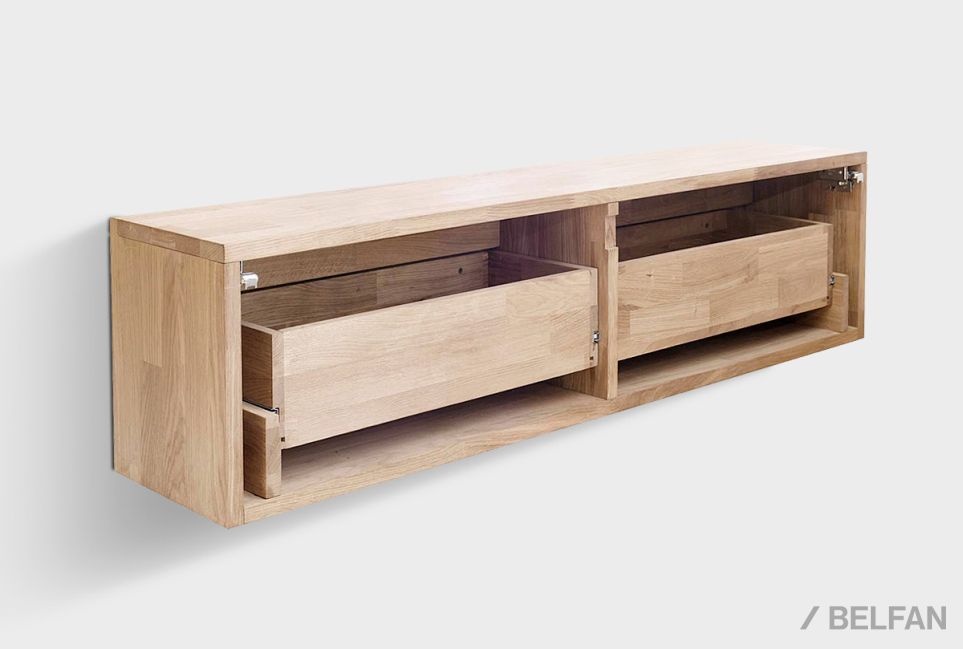 Тумба навесная "Art Collection" массив дуба 3