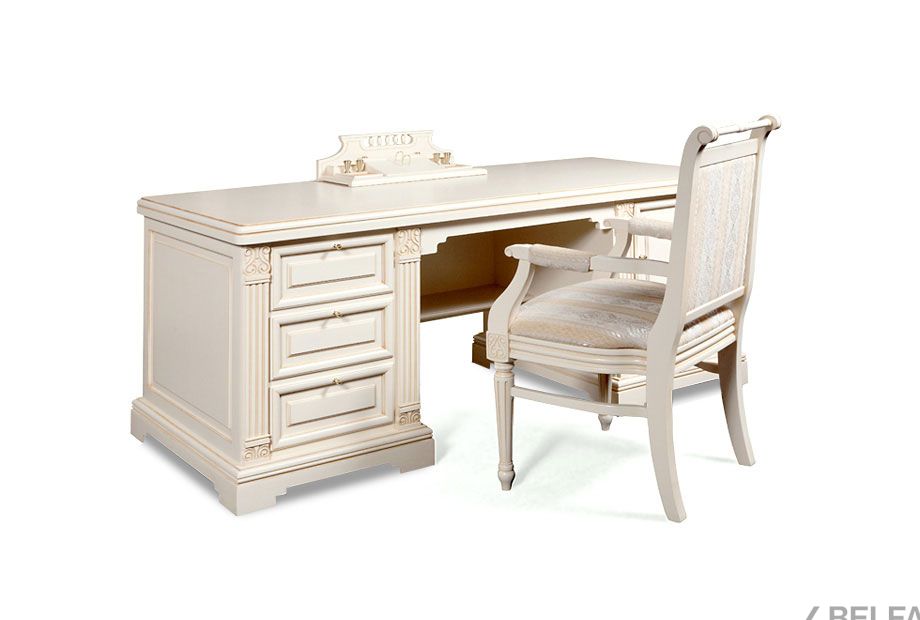 Прибор письменный "Престиж" массив и шпон берёзы 3