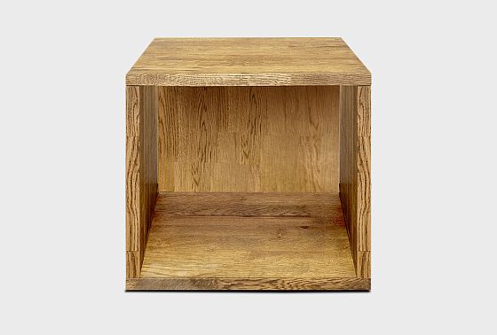 Модуль для стеллажей открытых "Cube Design" массив дуба 4